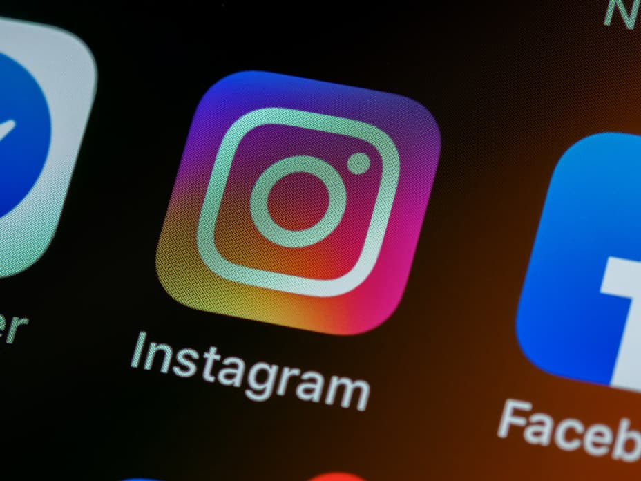 Social media apps on a mobile.
