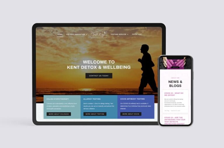 Kent Detox - Website project.