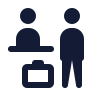 Customers get to know you icon.